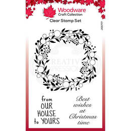 Woodware Clear Stamp Singles - Bubble Greenery (4in x 6in)