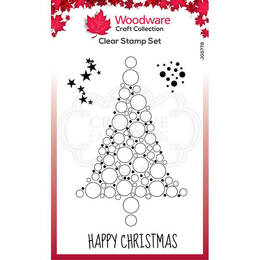 Woodware Clear Stamp Singles - Bubble Spruce (4in x 6in)