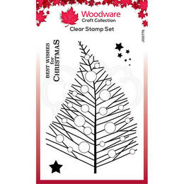 Woodware Clear Stamp Singles - Bubble Twiggy Tree (4in x 6in)