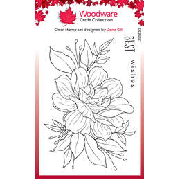 Woodware Clear Stamps - Gardenia (4in x 6in)