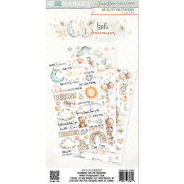 49 And Market Rub-On Transfer Set 6"X12" - Little Dreamer