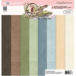 49 And Market Solids Collection Pack 12"X12" - The Looking Glass