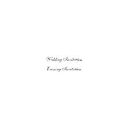 Woodware Clear Stamp - Just Words Wedding And Evening invitations (1.5in x 3in)
