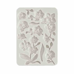 Stamperia Silicon Mould A5 - Orchids And Cats Orchids KACMA521