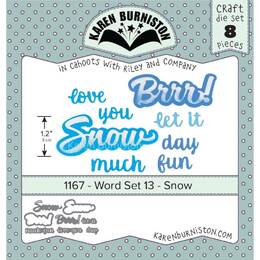 Karen Burniston Dies - Word Set 13 - Snow KBR1167
