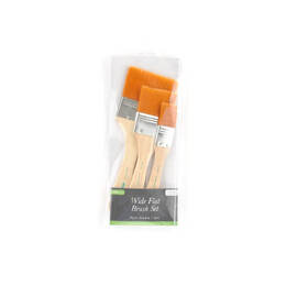 Kaisercraft Mixed Media - Wide Flat Brushes (3pk) KC602