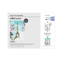 Kaisercraft Paint By Numbers 30x40cm - Eiffel Tower CA249