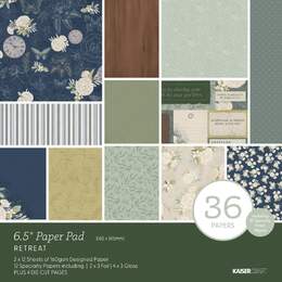 Kaisercraft 6.5 Paper Pad - Retreat PP1111