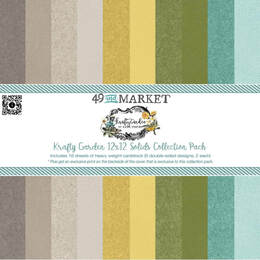 49 And Market Collection Pack 12"X12" - Krafty Garden Solids