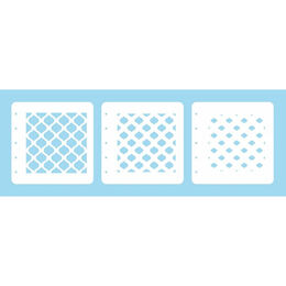 Nellie Snellen Layered Combi Stencil Set of 3 - Eastern Oval LCSEO001