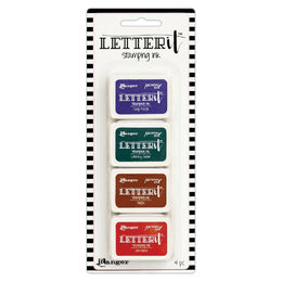 Ranger  Archival Ink Pads Mini - Letter It Kit 4 LEI64206