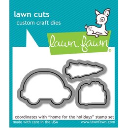 Lawn Fawn - Lawn Cuts Dies - Home for the Holidays LF1221