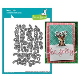 Lawn Fawn - Lawn Cuts Dies - Winter Big Scripty Words LF1229
