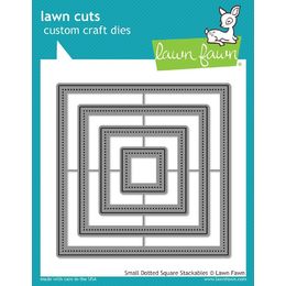 Lawn Fawn - Lawn Cuts Dies - Small Dotted Square Stackables LF1280
