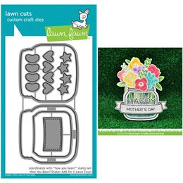 Lawn Fawn - Lawn Cuts Dies - How You Bean? Shaker Add-On LF1327