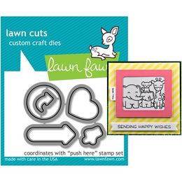 Lawn Fawn - Lawn Cuts Dies - Push Here LF1416