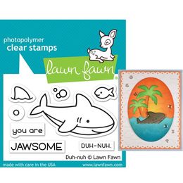 Lawn Fawn - Clear Stamps - Duh-nuh LF1419