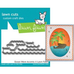 Lawn Fawn - Lawn Cuts Dies - Ocean Wave Accents LF1436