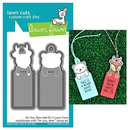 Lawn Fawn - Lawn Cuts Dies - For You, Deer Add-On LF1482