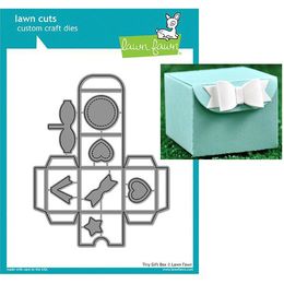 Lawn Fawn - Lawn Cuts Dies - Tiny Gift Box LF1485