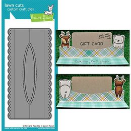Lawn Fawn - Lawn Cuts Dies - Gift Card Pop-Up LF1499