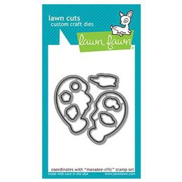 Lawn Fawn - Lawn Cuts Dies - Manatee-rific LF1689