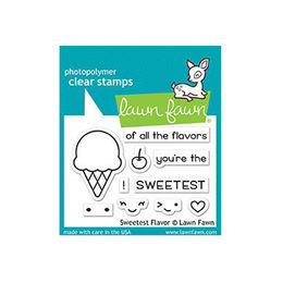 Lawn Fawn - Clear Stamps - Sweetest Flavor LF1698