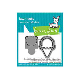 Lawn Fawn - Lawn Cuts Dies - Reveal Wheel Sweetest Flavor Add-On LF1700