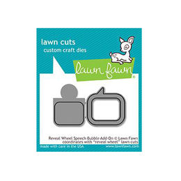 Lawn Fawn - Lawn Cuts Dies - Reveal Wheel Speech Bubble Add-On