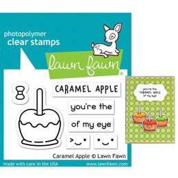 Lawn Fawn - Clear Stamps - Caramel Apple LF1759