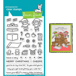 Lawn Fawn - Clear Stamps - Holiday Helpers LF1767