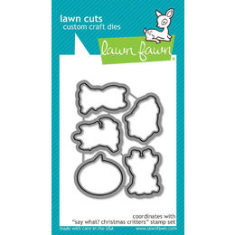 Lawn Fawn - Lawn Cuts Dies - Say What? Christmas Critters LF1779
