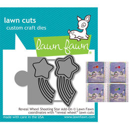 Lawn Fawn - Lawn Cuts Dies - Reveal Wheel Shooting Star Add-On LF1792