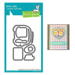 Lawn Fawn - Lawn Cuts Dies - Let's Toast Dies LF1821