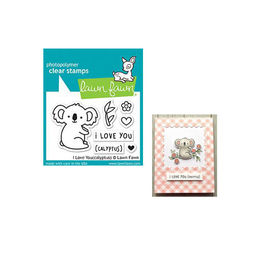 Lawn Fawn - Clear Stamps - I Love You(calyptus) LF1823