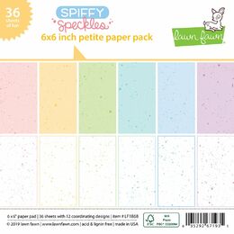 Lawn Fawn Petite Paper Pack 6 x 6 - Spiffy Speckles LF1868