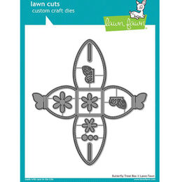 Lawn Fawn - Lawn Cuts Dies - Butterfly Treat Box LF1905