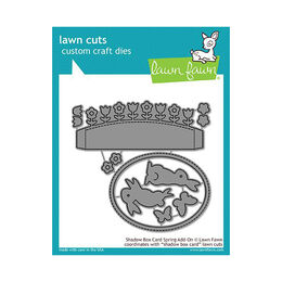 Lawn Fawn - Lawn Cuts Dies - Shadow Box Card Spring Add-on LF1906