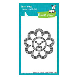 Lawn Fawn - Lawn Cuts Dies - Outside In Stitched Flower LF1922
