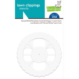 Lawn Fawn Stencils - Reveal Wheel Templates: Essential Shapes LF1937