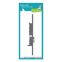 Lawn Fawn - Lawn Cuts Dies - Happy Summer Line Border LF1983