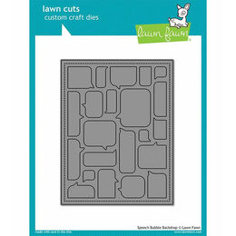 Lawn Fawn - Lawn Cuts Dies - Speech Bubble Backdrop LF1989