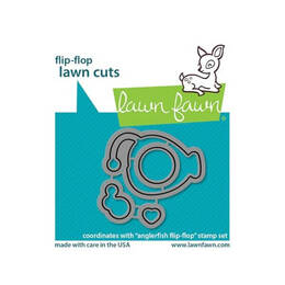 Lawn Fawn - Lawn Cuts Dies - Anglerfish Flip-Flop LF2011