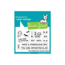 Lawn Fawn - Clear Stamps - Tiny Halloween LF2020