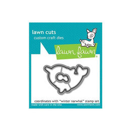 Lawn Fawn - Lawn Cuts Dies - Narwhal LF2039