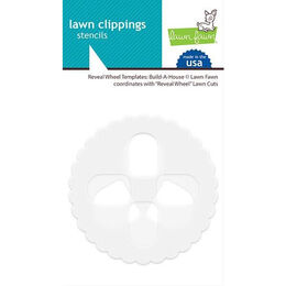 Lawn Fawn Stencils - Reveal Wheel Templates: Build-A-House LF2041