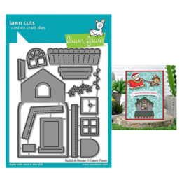 Lawn Fawn - Lawn Cuts Dies - Build-A-House LF2046