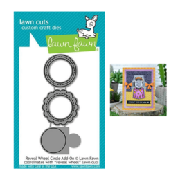 Lawn Fawn - Lawn Cuts Dies - Reveal Wheel Circle Add-On LF2050