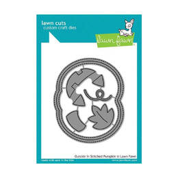 Lawn Fawn - Lawn Cuts Dies - Outside In Stitched Pumpkin LF2057