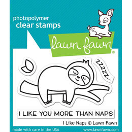 Lawn Fawn - Clear Stamps - I Like Naps LF2163